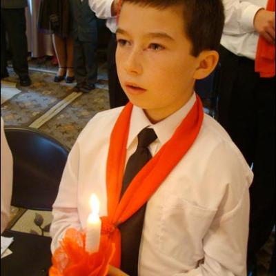 10 octombrie 2009: Administrarea Mirului în Parohia Dancu