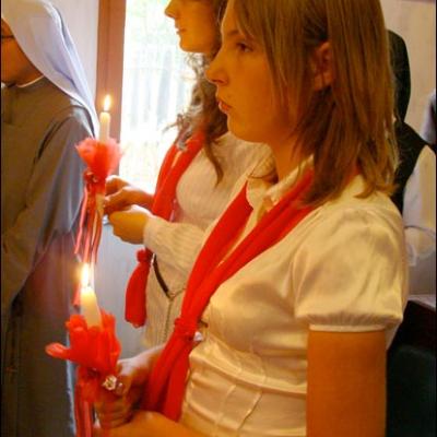 10 octombrie 2009: Administrarea Mirului în Parohia Dancu