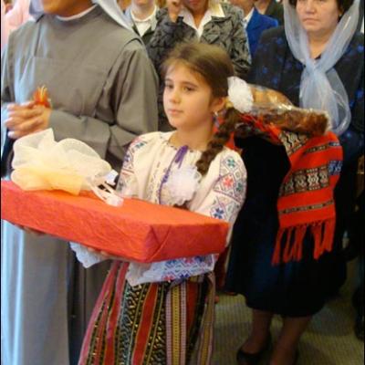10 octombrie 2009: Administrarea Mirului în Parohia Dancu