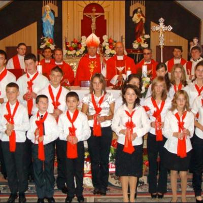 10 octombrie 2009: Administrarea Mirului în Parohia Dancu