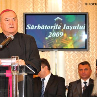 14 octombrie 2009: Episcopul de Iaşi - cetăţean de onoare al oraşului Iaşi (FOCUS)