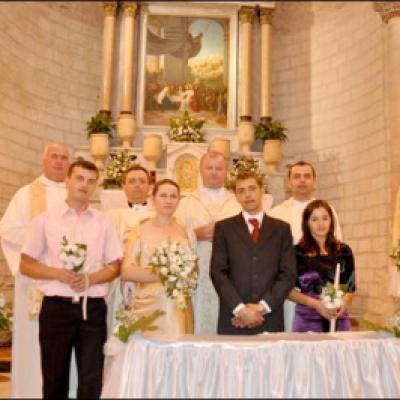 17 octombrie 2009: Israel: Casătorie românească la Cana, în Galilea