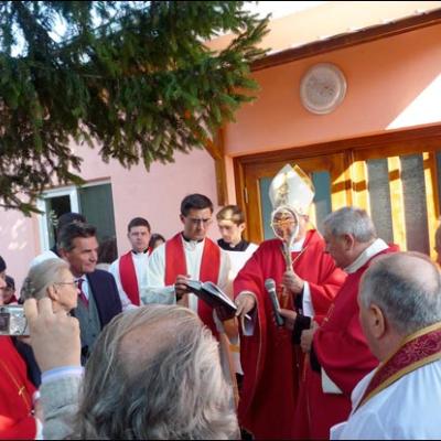 17 octombrie 2009: Gherăeştii Noi: Sfinţirea oratoriului "Maica Speranţa"