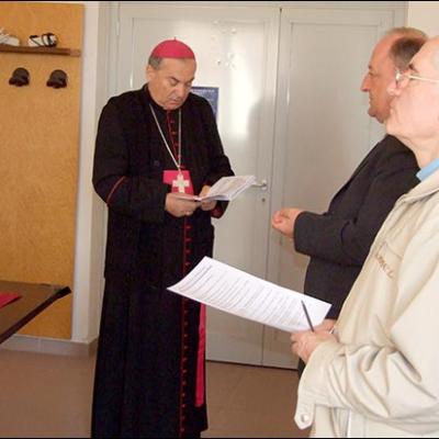 28 octombrie 2009: Traian: Întrunirea membrilor Consiliului Prezbiteral şi ai Consiliului Pastoral Diecezan