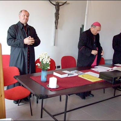 28 octombrie 2009: Traian: Întrunirea membrilor Consiliului Prezbiteral şi ai Consiliului Pastoral Diecezan