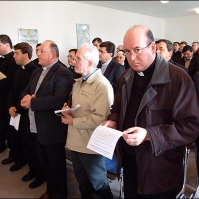 28 octombrie 2009: Traian: Întrunirea membrilor Consiliului Prezbiteral şi ai Consiliului Pastoral Diecezan