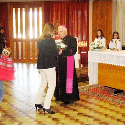 1 noiembrie 2009: Pordenone: Un episcop în vizită la comunitatea catolică română