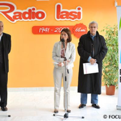 2 noiembrie 2009: Iaşi: Inaugurarea noului bloc de producţie al Radio Iaşi (FOCUS)