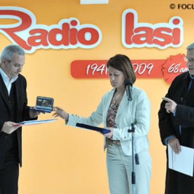 2 noiembrie 2009: Iaşi: Inaugurarea noului bloc de producţie al Radio Iaşi (FOCUS)