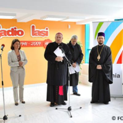 2 noiembrie 2009: Iaşi: Inaugurarea noului bloc de producţie al Radio Iaşi (FOCUS)