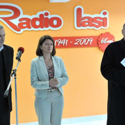 2 noiembrie 2009: Iaşi: Inaugurarea noului bloc de producţie al Radio Iaşi (FOCUS)
