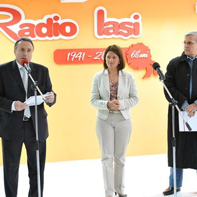 2 noiembrie 2009: Iaşi: Inaugurarea noului bloc de producţie al Radio Iaşi (FOCUS)