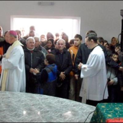 8 noiembrie 2009: Galbeni: Binecuvântarea clădirii centrului socio-cultural