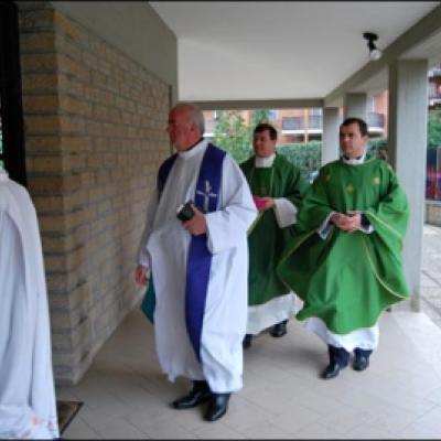 8 noiembrie 2009: Ladispoli: Vizita ep. Petru Gherghel la comunitatea catolică românească