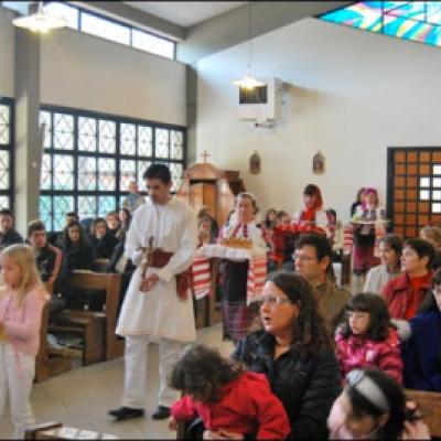 8 noiembrie 2009: Ladispoli: Vizita ep. Petru Gherghel la comunitatea catolică românească