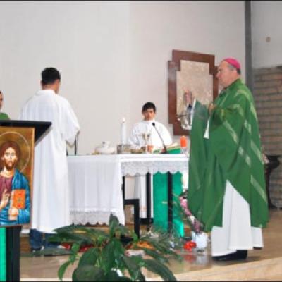 8 noiembrie 2009: Ladispoli: Vizita ep. Petru Gherghel la comunitatea catolică românească