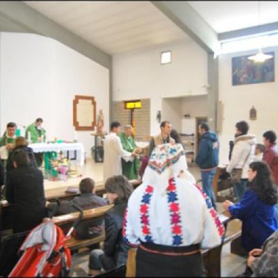 8 noiembrie 2009: Ladispoli: Vizita ep. Petru Gherghel la comunitatea catolică românească