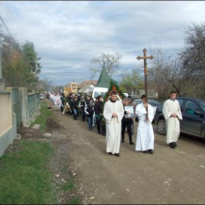 12 noiembrie 2009: Gutinaş: Funeraliile părintelui Robert-Enrich Matei