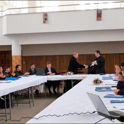 19 noiembrie 2009: Mărgineni: Acţiunea Catolică: Întâlnire pentru preoţi