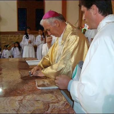 21 noiembrie 2009: Ecuador: Sfinţirea bisericii "San Bartolomé"