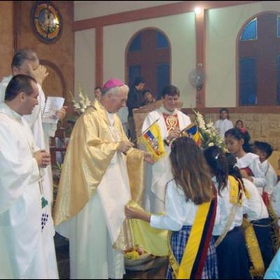 21 noiembrie 2009: Ecuador: Sfinţirea bisericii "San Bartolomé"