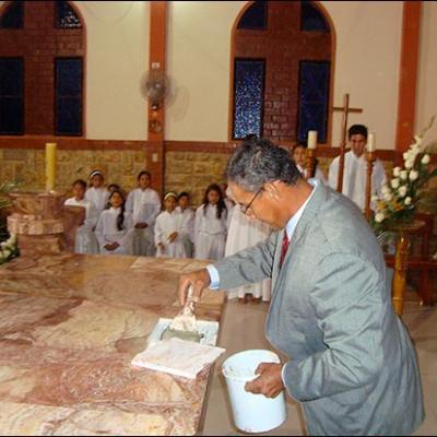 21 noiembrie 2009: Ecuador: Sfinţirea bisericii "San Bartolomé"