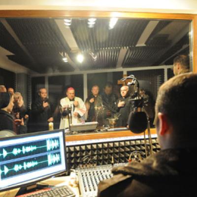 21 noiembrie 2009: Iaşi: Sfinţirea studioului "Radio Maria Iaşi" (Foto: FOCUS/Adrian Cuba)