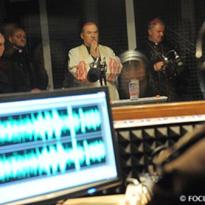 21 noiembrie 2009: Iaşi: Sfinţirea studioului "Radio Maria Iaşi" (Foto: FOCUS/Adrian Cuba)