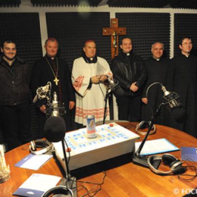 21 noiembrie 2009: Iaşi: Sfinţirea studioului "Radio Maria Iaşi" (Foto: FOCUS/Adrian Cuba)