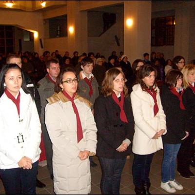 6 decembrie 2009: Iaşi: Prima adeziune în cadrul ACT în Parohia "Sfântul Anton de Padova"