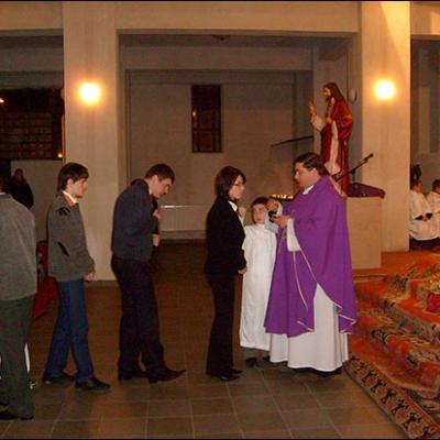 6 decembrie 2009: Iaşi: Prima adeziune în cadrul ACT în Parohia "Sfântul Anton de Padova"