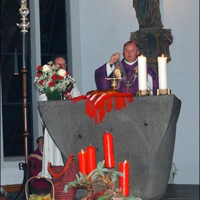 6 decembrie 2009: Köln: Vizita episcopului Aurel Percă la comunitatea românească