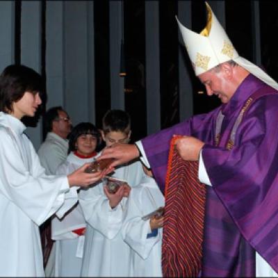 6 decembrie 2009: Köln: Vizita episcopului Aurel Percă la comunitatea românească