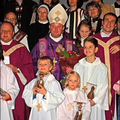 6 decembrie 2009: Köln: Vizita episcopului Aurel Percă la comunitatea românească