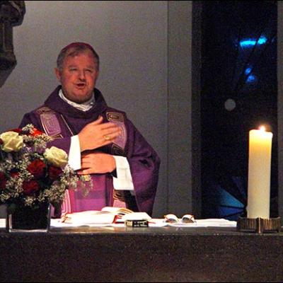 6 decembrie 2009: Köln: Vizita episcopului Aurel Percă la comunitatea românească
