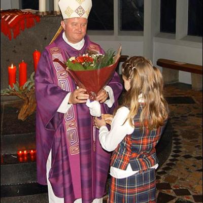 6 decembrie 2009: Köln: Vizita episcopului Aurel Percă la comunitatea românească
