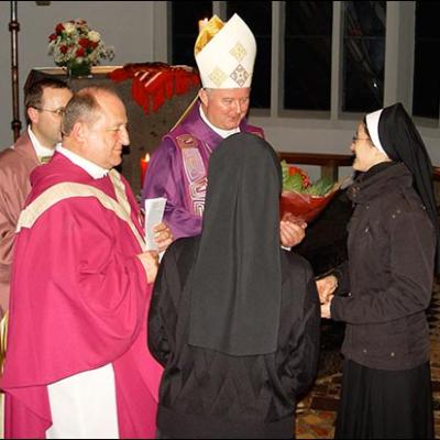 6 decembrie 2009: Köln: Vizita episcopului Aurel Percă la comunitatea românească