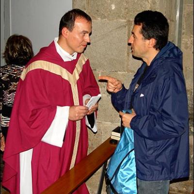 6 decembrie 2009: Köln: Vizita episcopului Aurel Percă la comunitatea românească