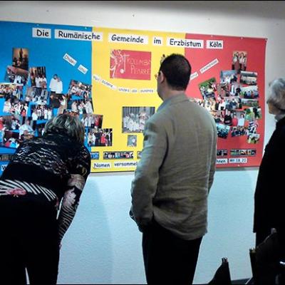6 decembrie 2009: Köln: Vizita episcopului Aurel Percă la comunitatea românească