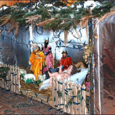 26 decembrie 2009: Iugani: Vizita episcopului Aurel Percă