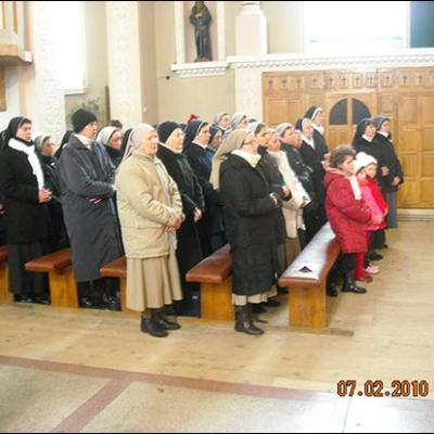 7 februarie 2010: Mărgineni: Întâlnirea persoanelor consacrate din zona Bacău