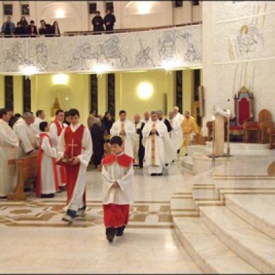 10 februarie 2010: Iaşi: Întâlnirea preoţilor catolici din România - Liturghia concelebrată (Foto: Ovidiu Bişog