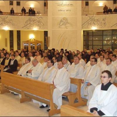 10 februarie 2010: Iaşi: Întâlnirea preoţilor catolici din România - Liturghia concelebrată (Foto: Ovidiu Bişog