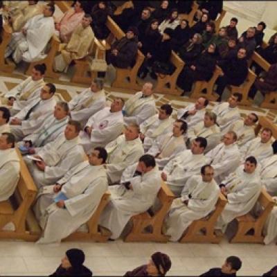 10 februarie 2010: Iaşi: Întâlnirea preoţilor catolici din România - Liturghia concelebrată (Foto: Ovidiu Bişog