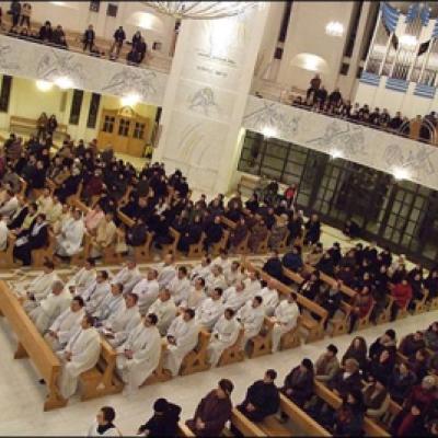 10 februarie 2010: Iaşi: Întâlnirea preoţilor catolici din România - Liturghia concelebrată (Foto: Ovidiu Bişog