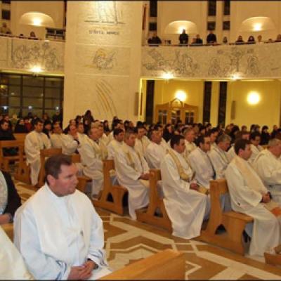 10 februarie 2010: Iaşi: Întâlnirea preoţilor catolici din România - Liturghia concelebrată (Foto: Ovidiu Bişog