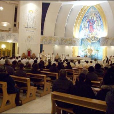 10 februarie 2010: Iaşi: Întâlnirea preoţilor catolici din România - Liturghia concelebrată (Foto: Ovidiu Bişog