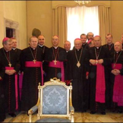8-13 februarie 2010: Vatican: Vizita "ad limina apostolorum" a episcopilor catolici români