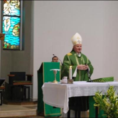 14 februarie 2010: Ladispoli: Vizita PS Aurel Percă la catolicii români