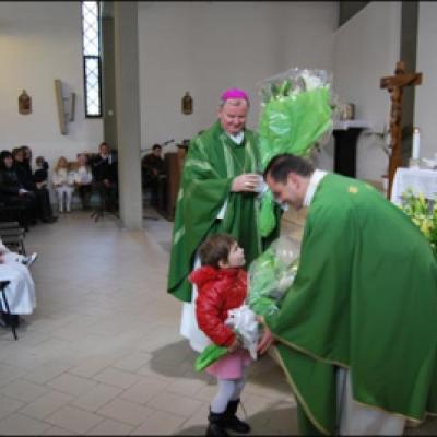 14 februarie 2010: Ladispoli: Vizita PS Aurel Percă la catolicii români
